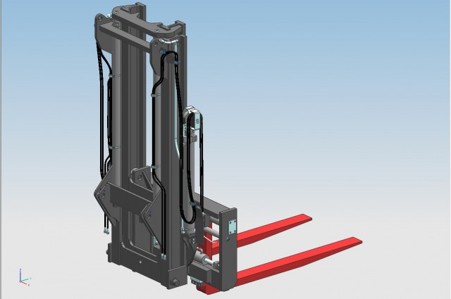 4 CYL. DV - rear cylinders - ext. reeving