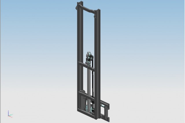 MONO MAST - middle cylinder