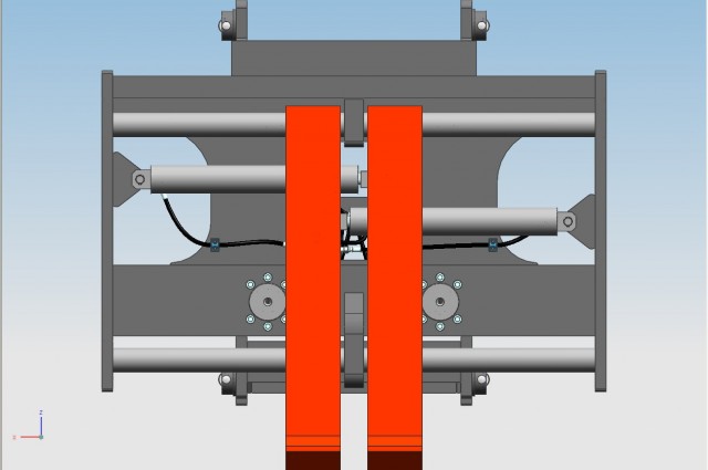 Basculante con traslatore/posizionatore 2 cilindri e forca doppio pin-type