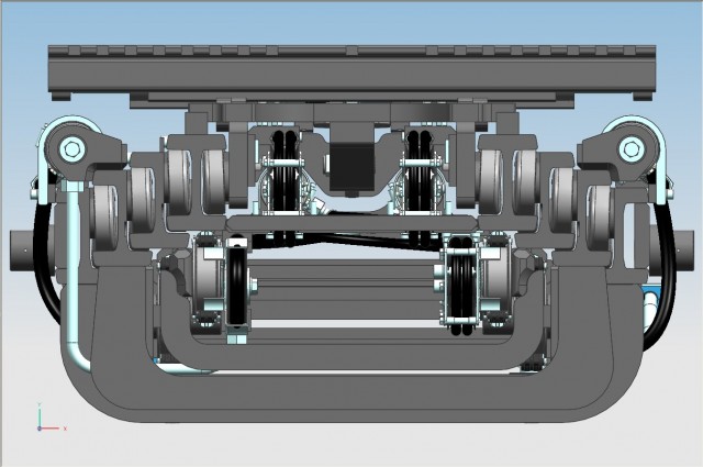 Front cylinder mast 