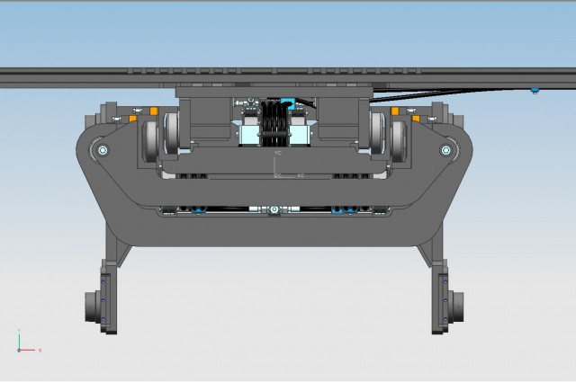 Fixed overlapped mast