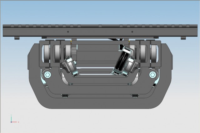 Fixed overlapped mast 