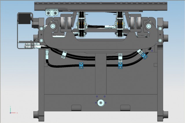 Masts with reachtruck mounting 