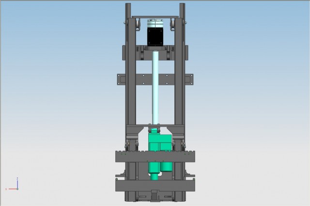 Lifting and tilting electric mast