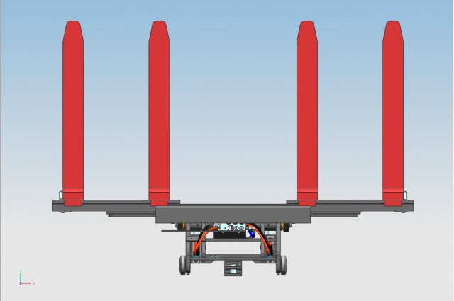 Double multipallet - both sides open