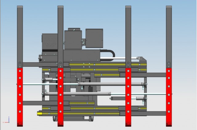 Single multipallet with double side-shifting + double fork positioning