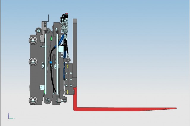 Double pantograph - closed