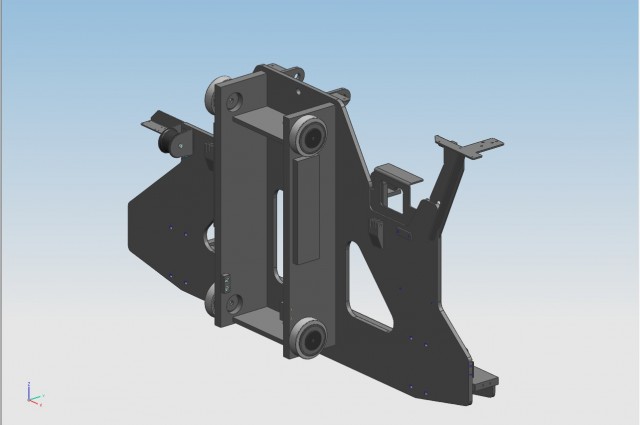 Base carriage for spreader