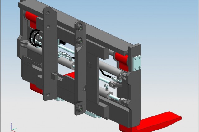 Pin type side-shifter and fork positioner - 6000kg @ 600mm