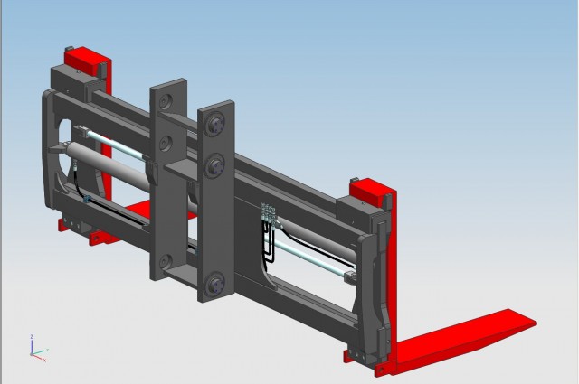 TW Side-shifter and fork positioner - HOOK TYPE