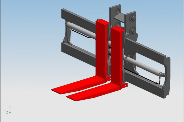 TW Side-shifter and fork positioner - HOOK TYPE